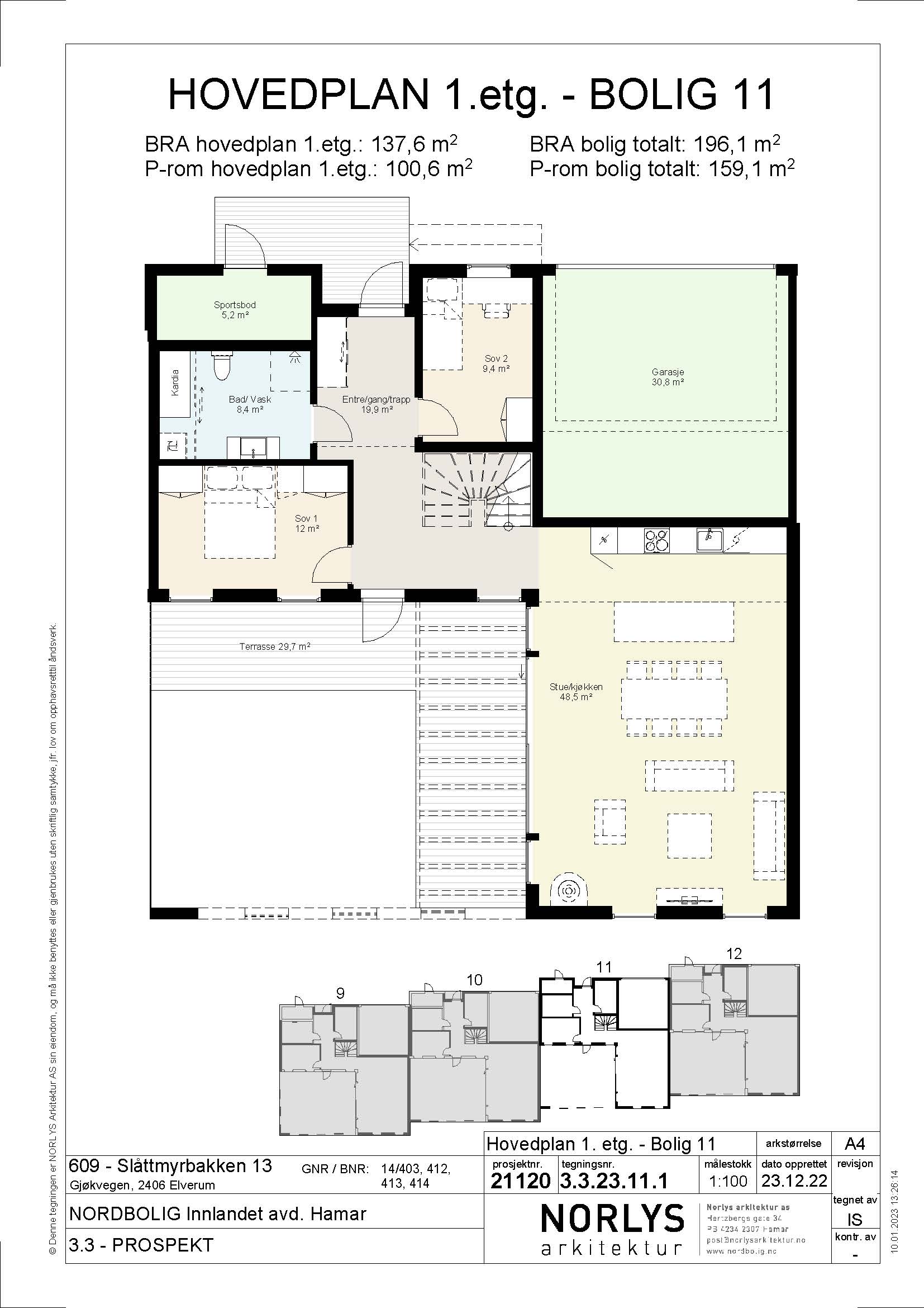 Slåttmyr Atrium, bolig 11