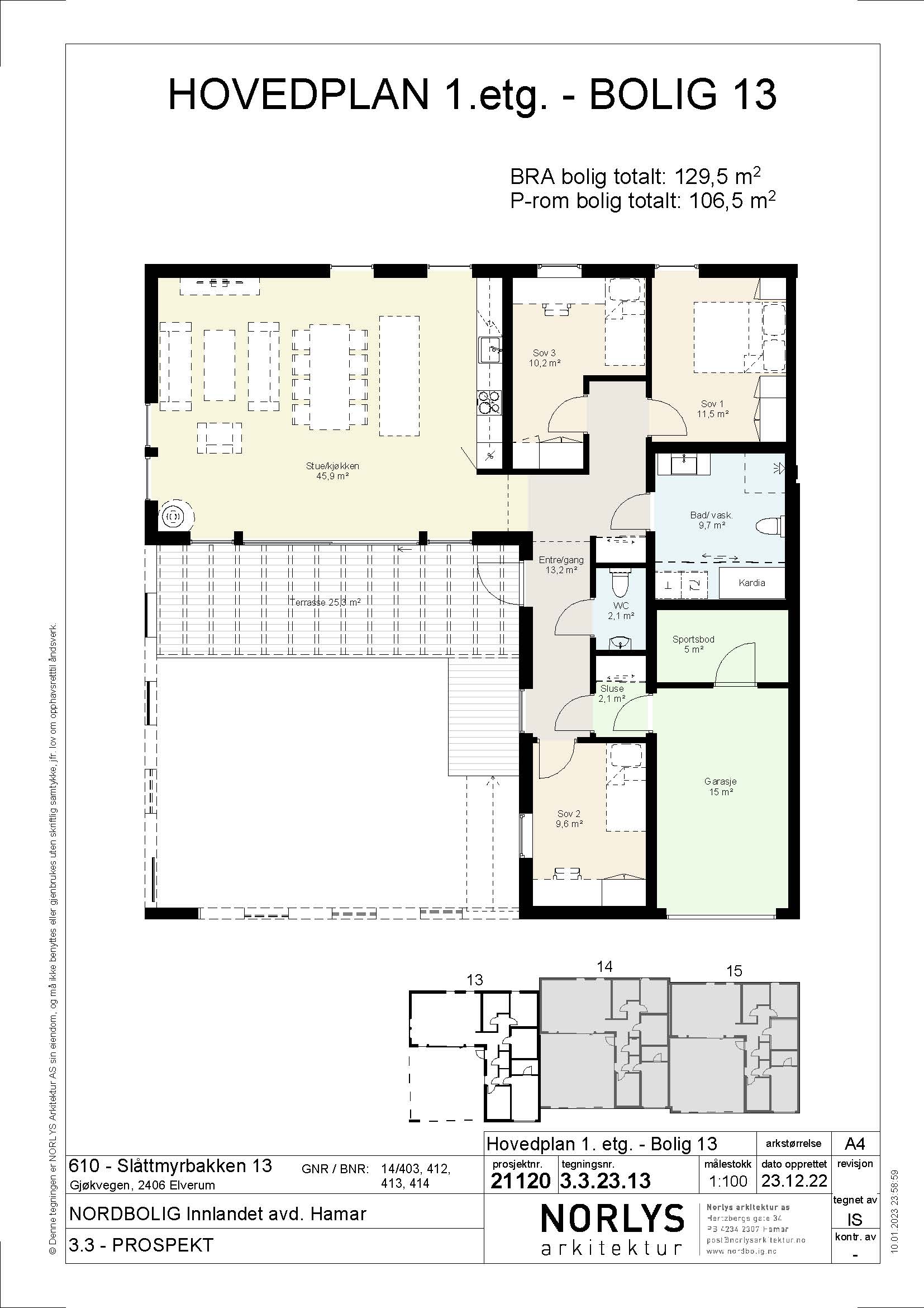 Slåttmyr Atrium, bolig 13