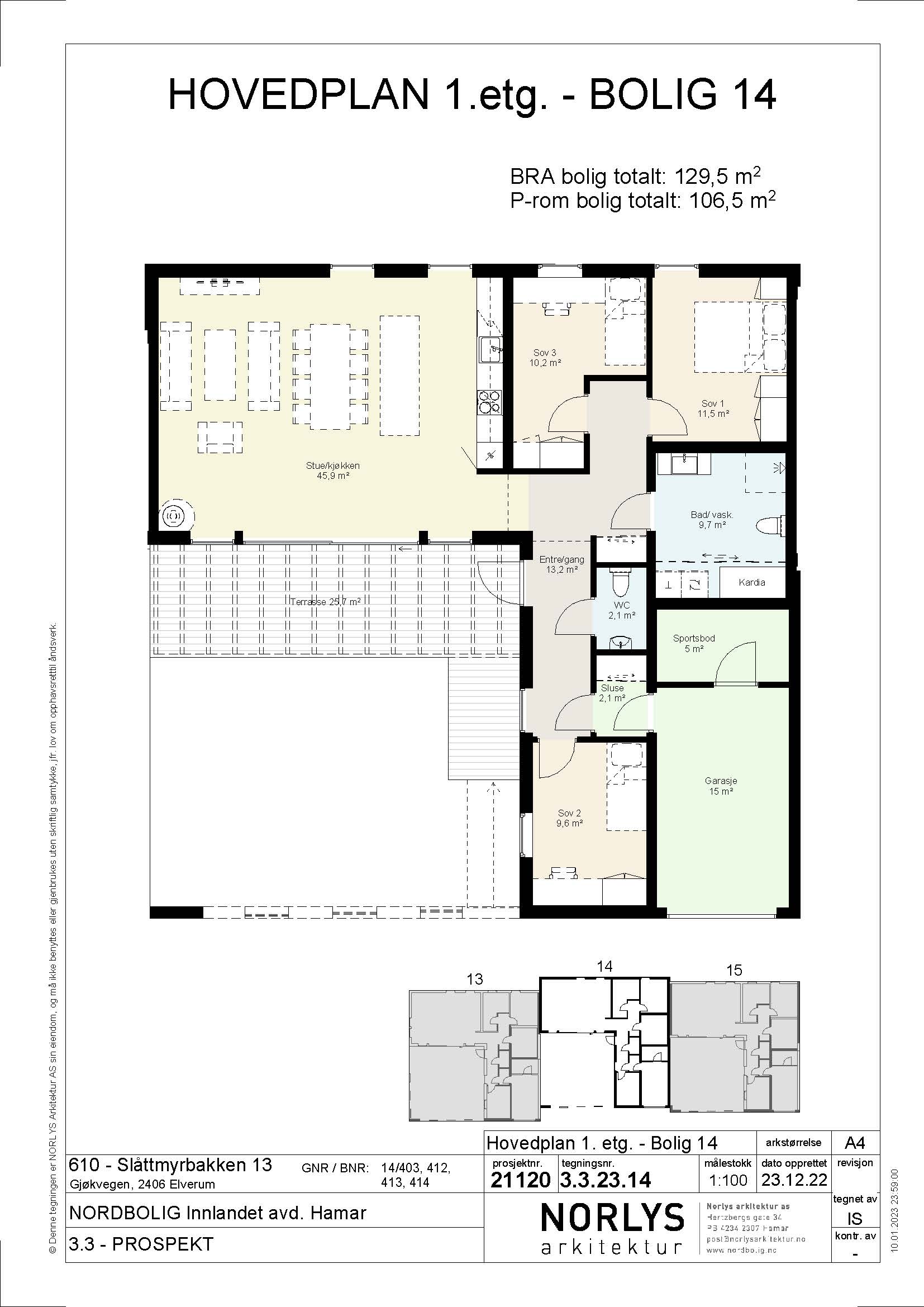 Slåttmyr Atrium, bolig 14