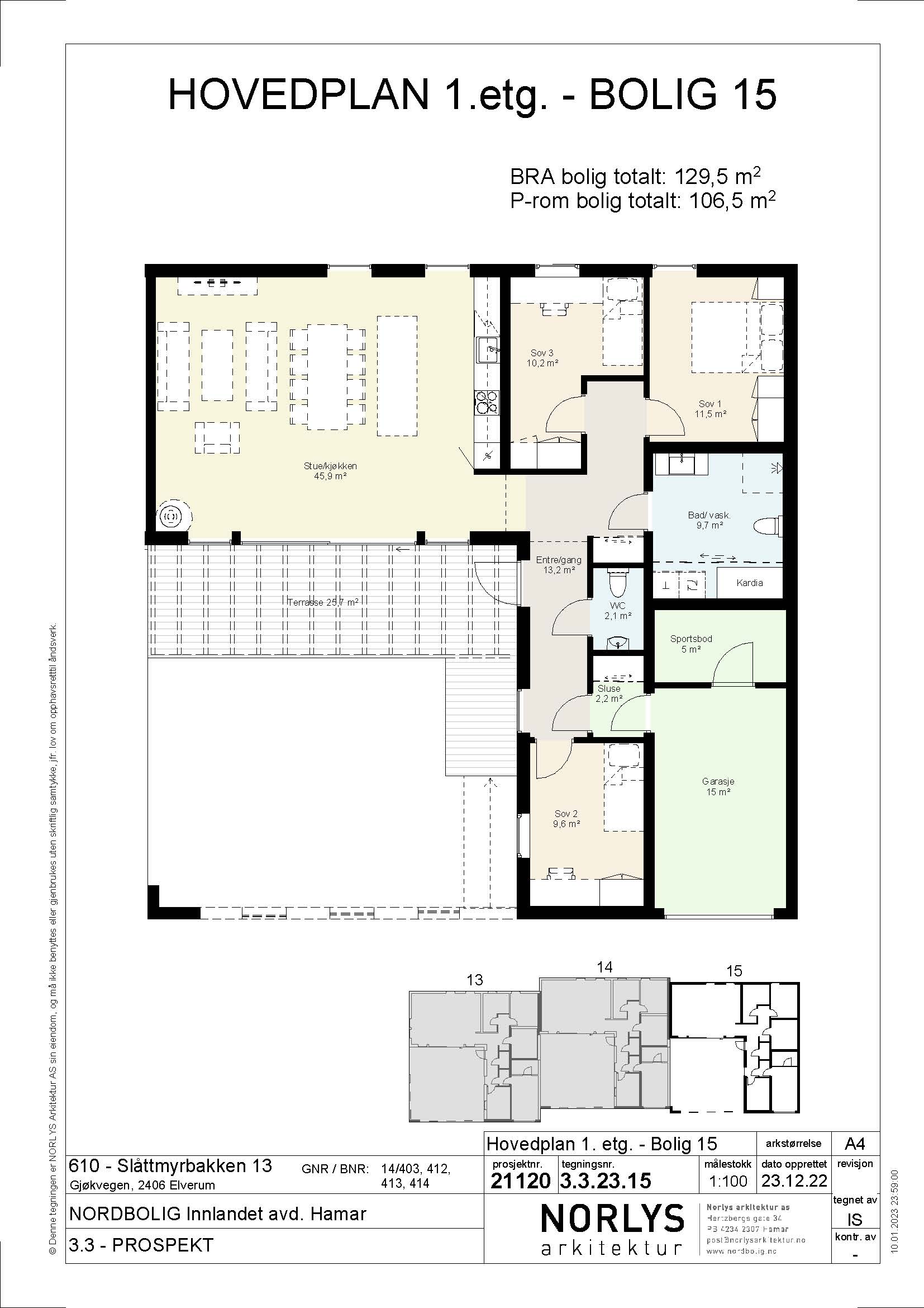 Slåttmyr Atrium, bolig 15